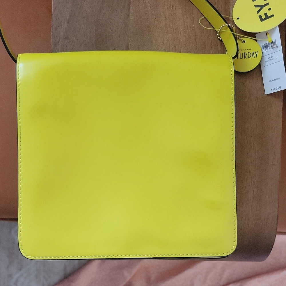 Kate Spade Vibrant Yellow Crossbody Bag
